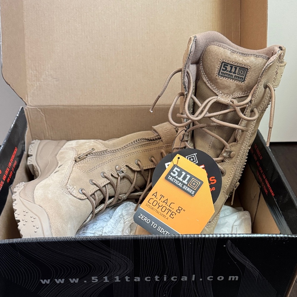 5.11 Tactical A.T.A.C. 8" Men's Tactical Boots - Coyote